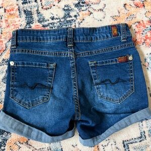 7 For All Mankind girls denim shorts